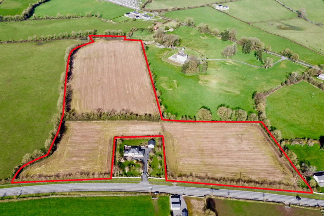 C. 16.25 Acre Roadside Farm, Tubber, Co. Offaly. 